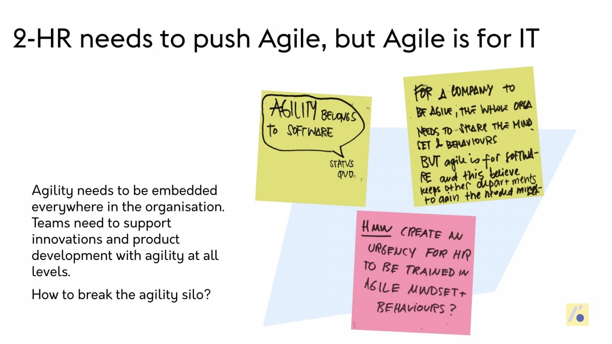 , The biggest challenges for HR to transform their Organisations into Agile Organisms